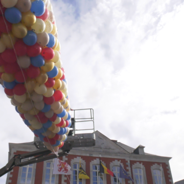 Ballondrop was een echte hoogvlieger🎈#kermisgeopend